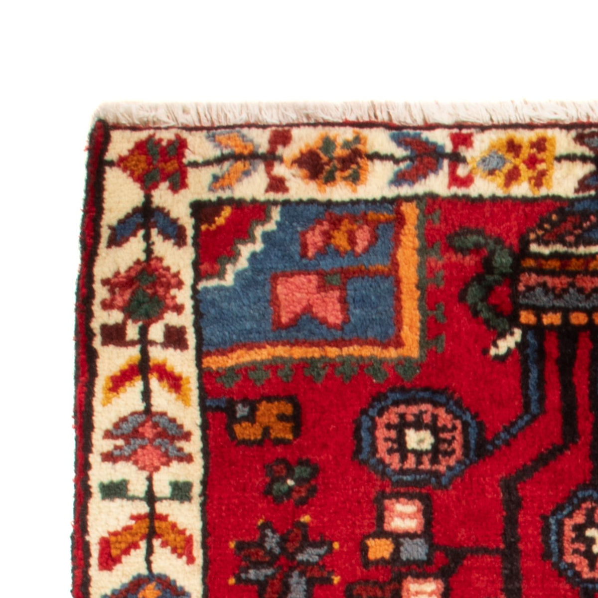 Perski dywan - Nomadyczny - 91 x 51 cm - czerwony