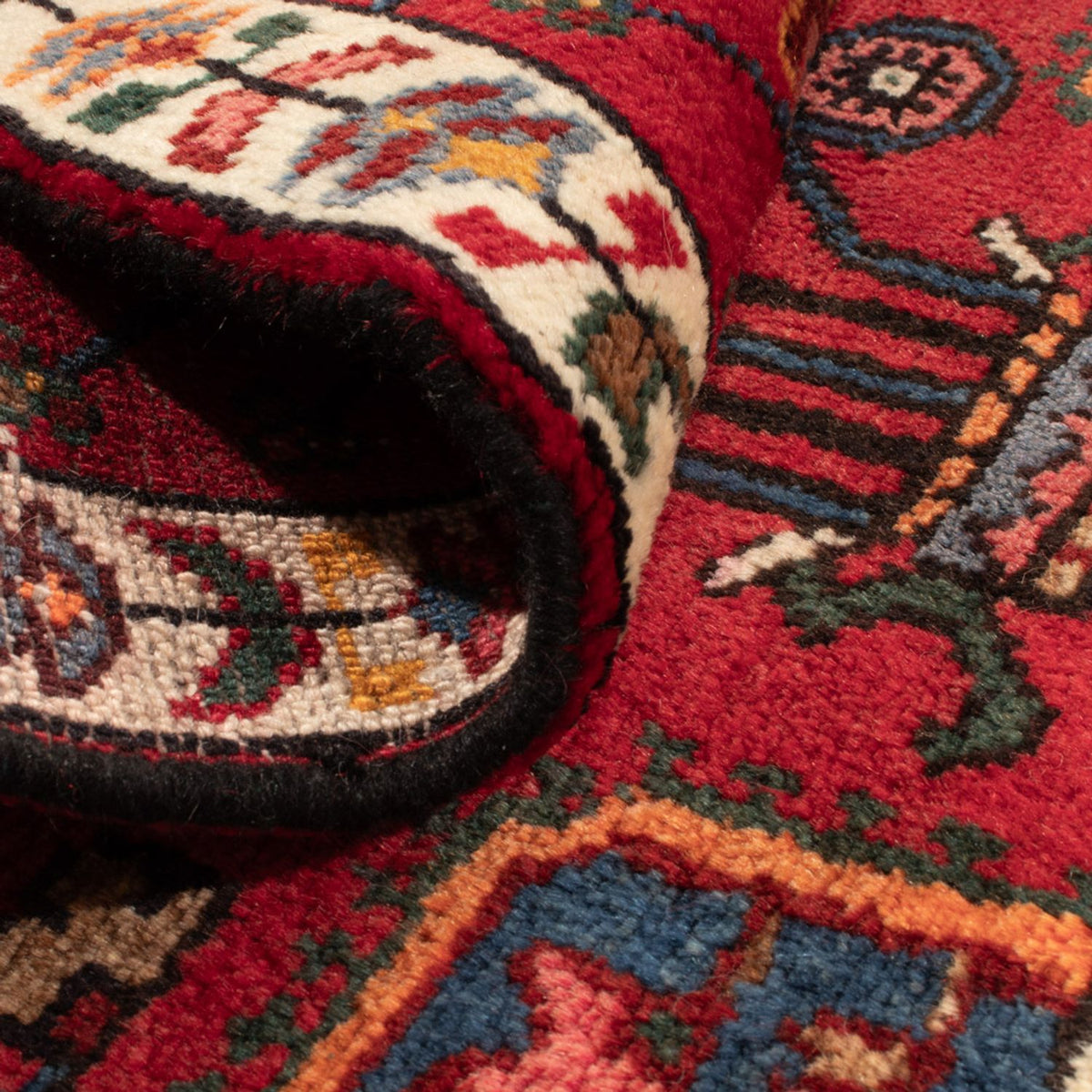 Perski dywan - Nomadyczny - 91 x 51 cm - czerwony