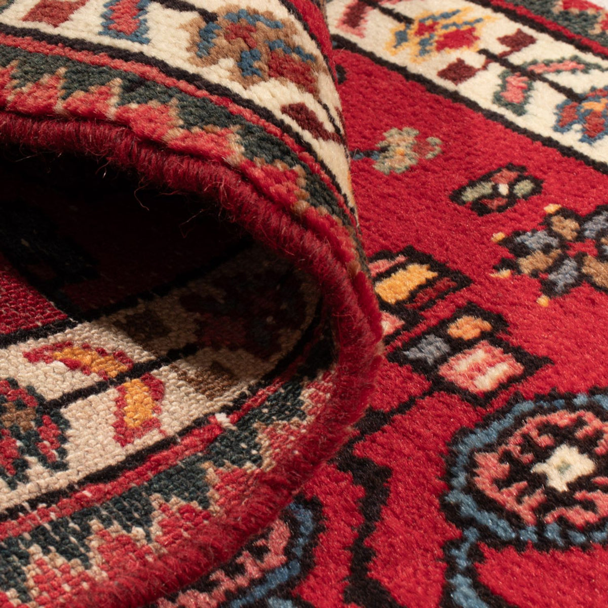 Perski dywan - Nomadyczny - 88 x 54 cm - czerwony