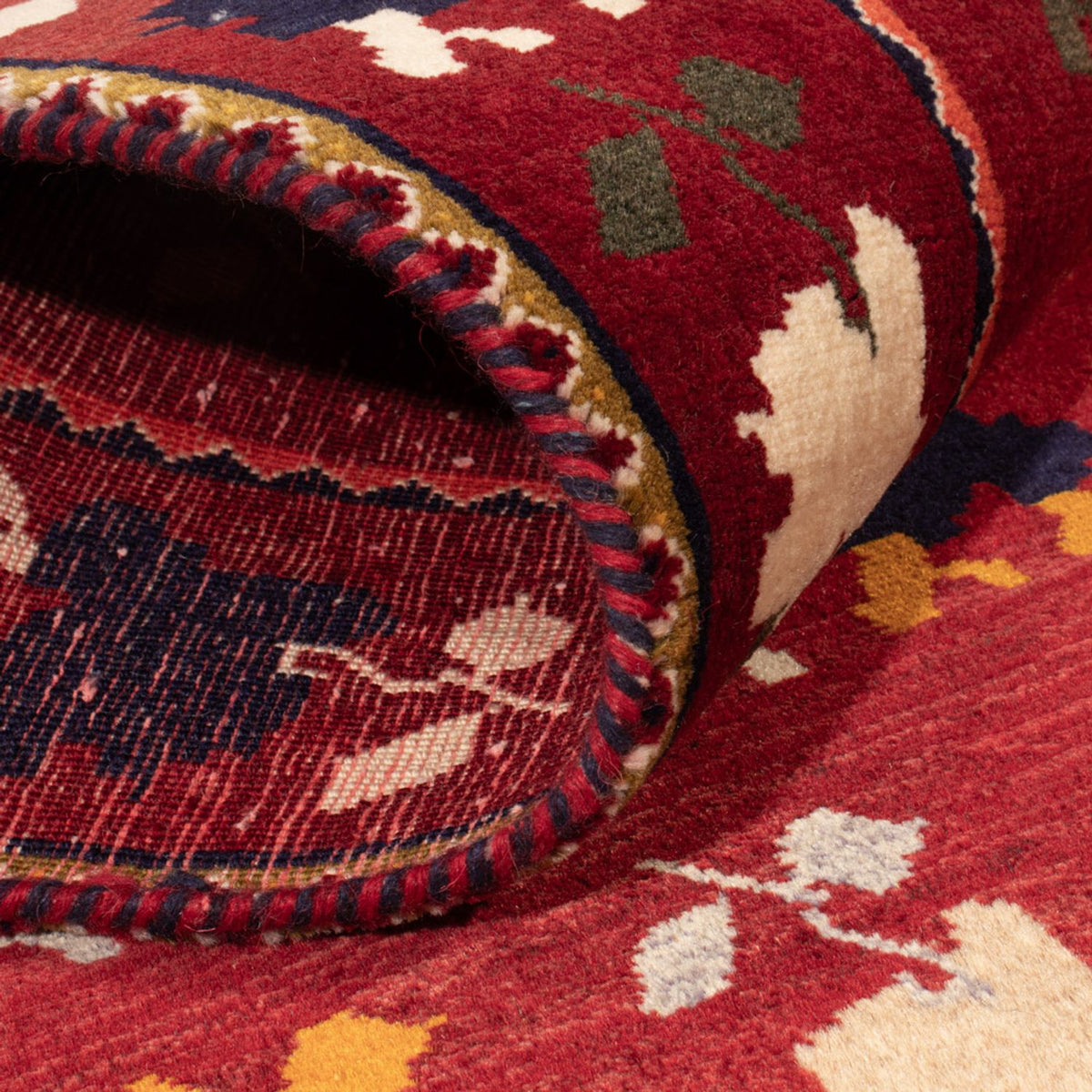 Biegacz Perski dywan - Nomadyczny - 190 x 83 cm - ciemna czerwień