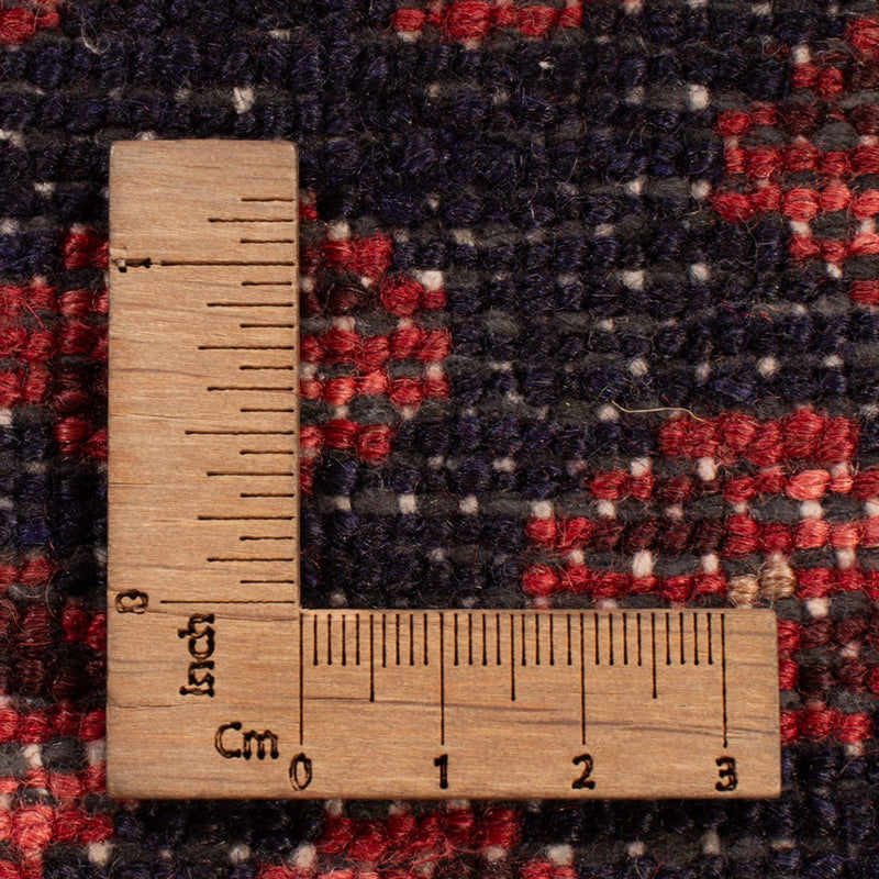 Perski dywan - Nomadyczny - 153 x 74 cm - ciemna czerwień