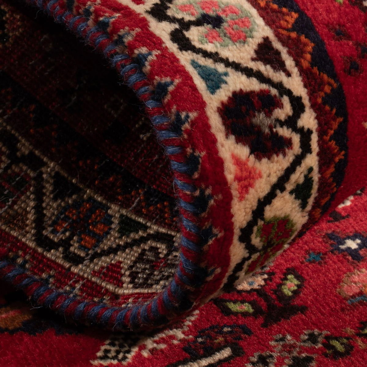 Perski dywan - Nomadyczny - 109 x 73 cm - ciemna czerwień