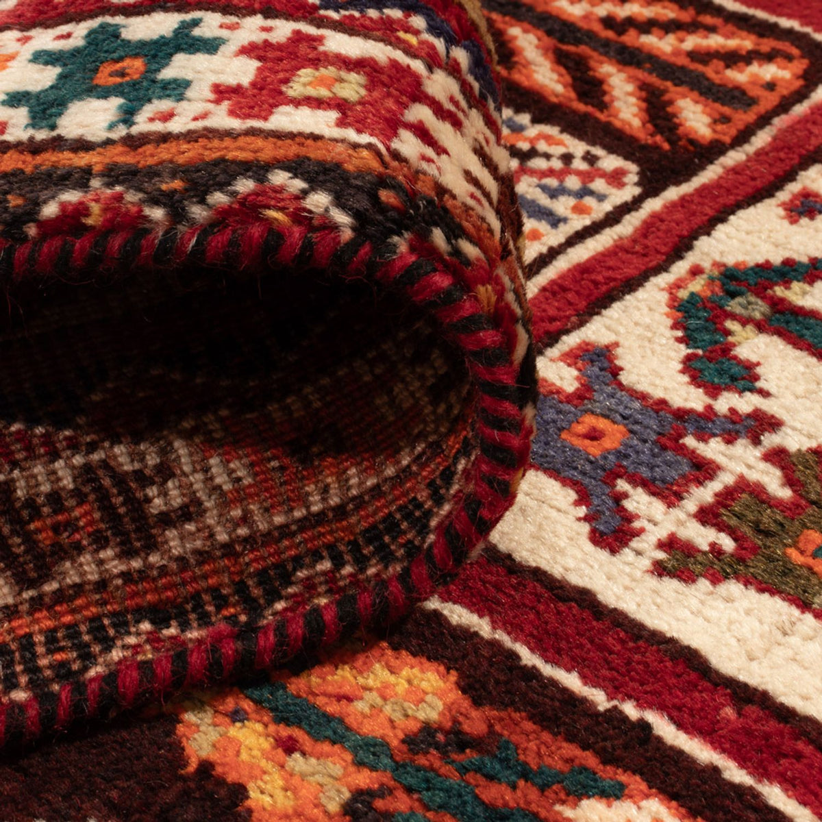 Perski dywan - Nomadyczny - 182 x 111 cm - wielokolorowy