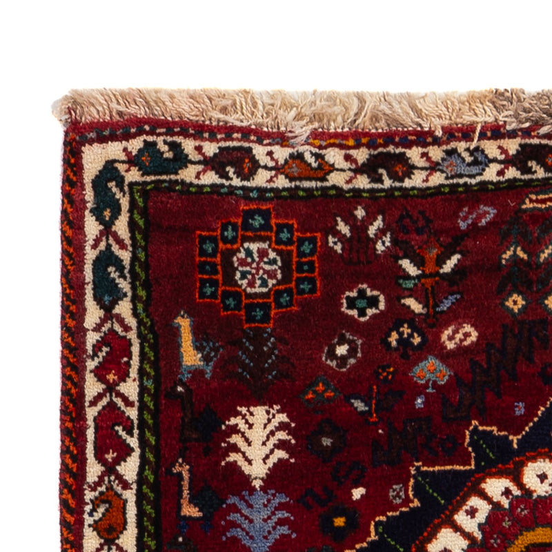 Perski dywan - Nomadyczny - 143 x 77 cm - ciemna czerwień