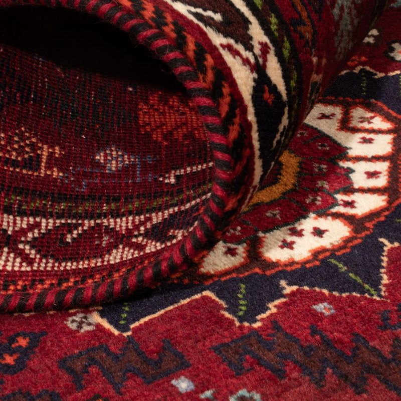 Perski dywan - Nomadyczny - 143 x 77 cm - ciemna czerwień