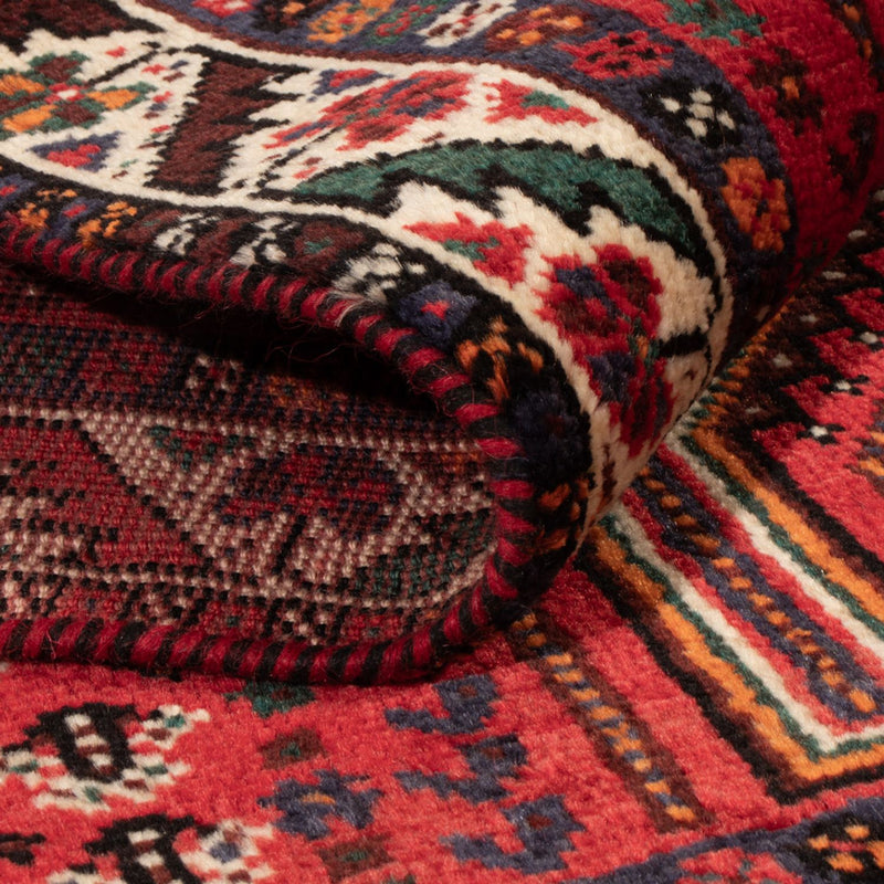 Perski dywan - Nomadyczny - 142 x 79 cm - ciemna czerwień