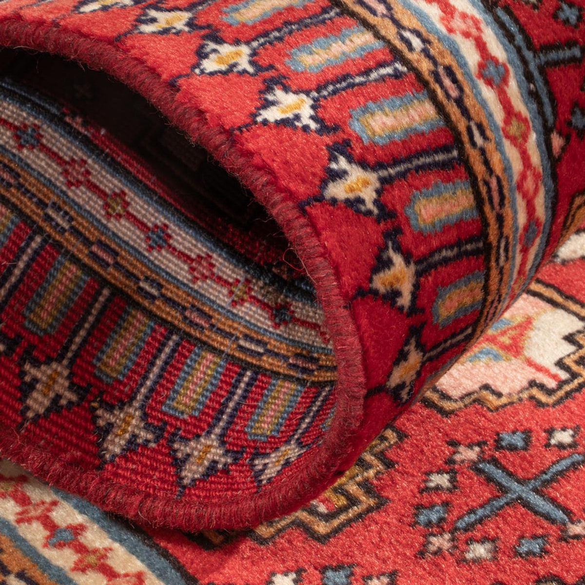 Perski dywan - Nomadyczny - 123 x 65 cm - czerwony