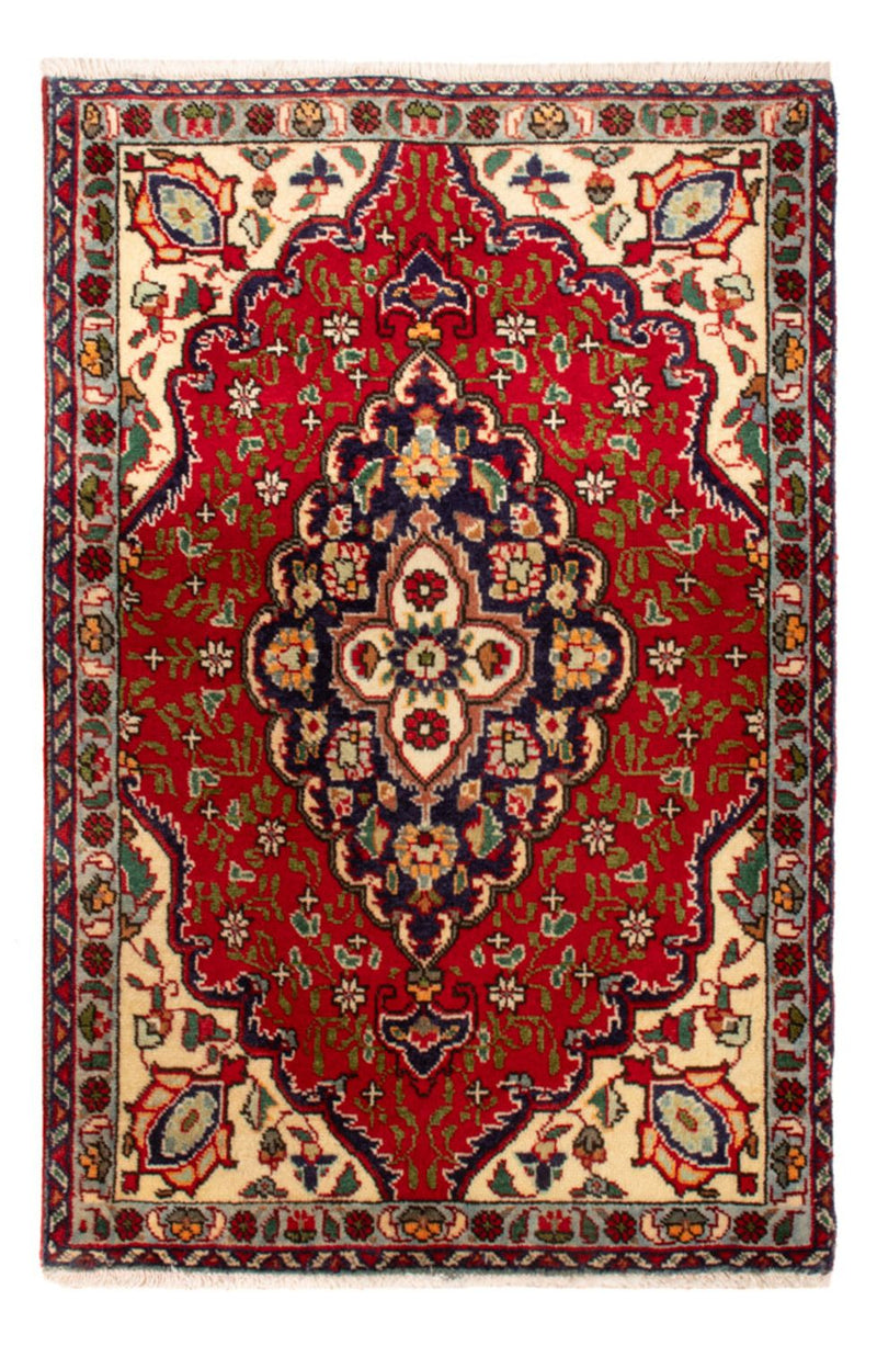 Dywan perski - Tabriz - 86 x 58 cm - czerwony