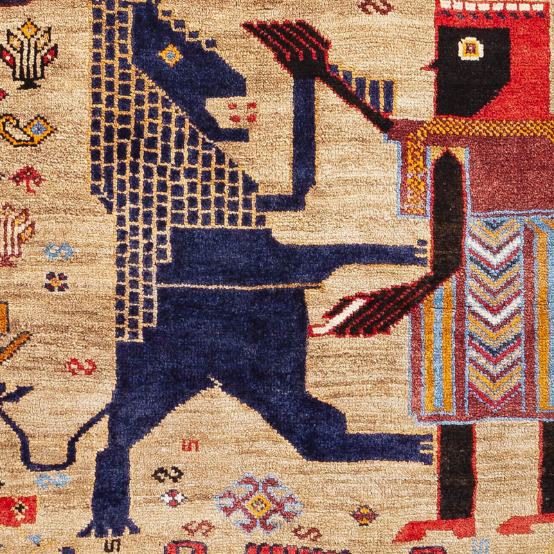 Perski dywan - Nomadyczny - 157 x 113 cm - wielokolorowy