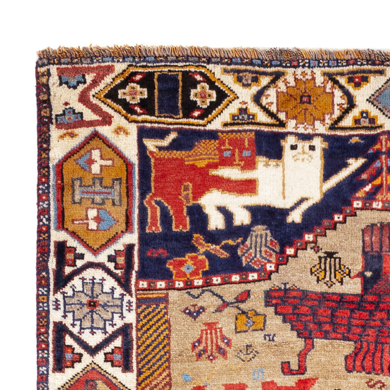 Perski dywan - Nomadyczny - 157 x 113 cm - wielokolorowy