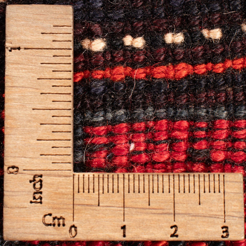 Perski dywan - Nomadyczny - 221 x 159 cm - czerwony