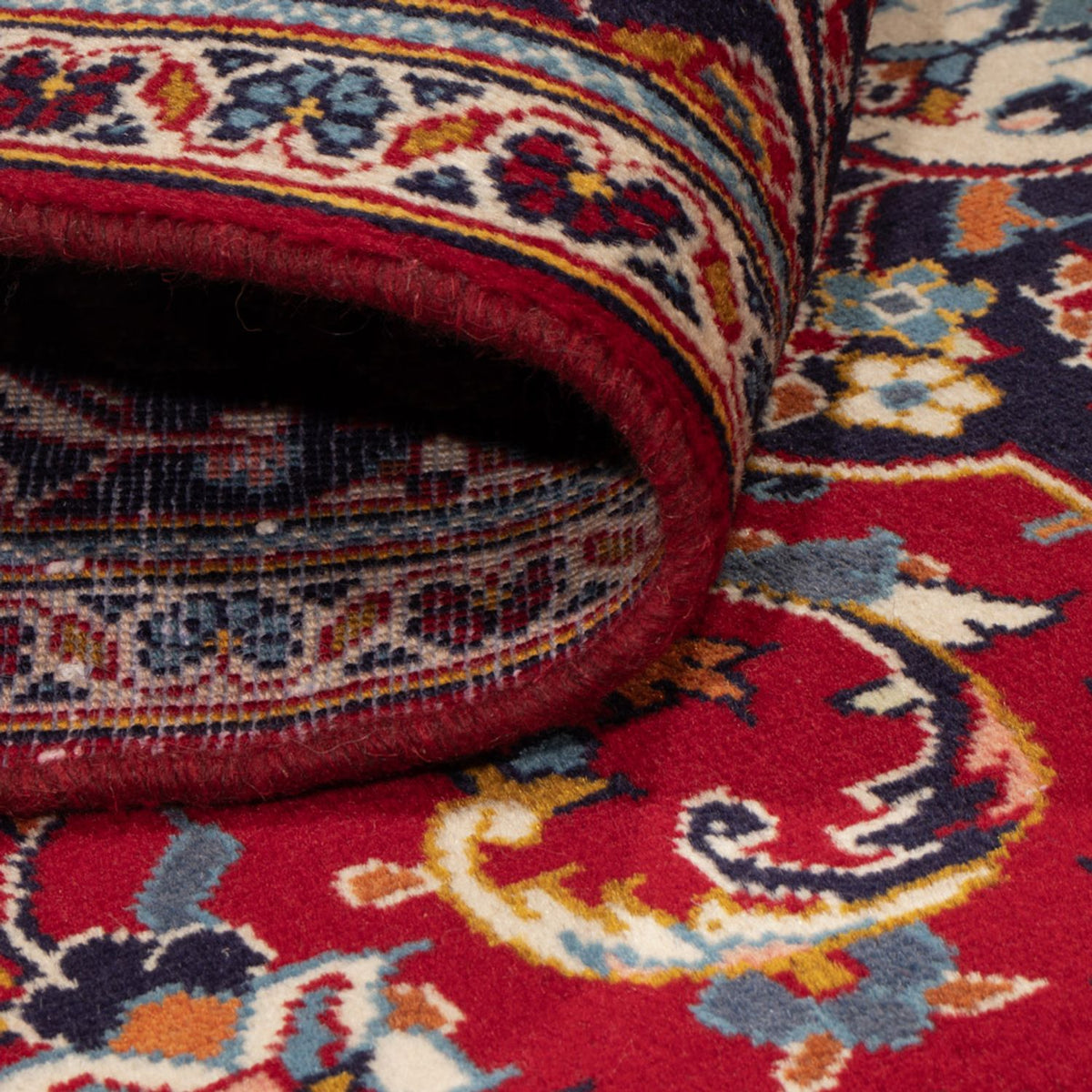 Dywan perski - Keshan - 250 x 145 cm - czerwony