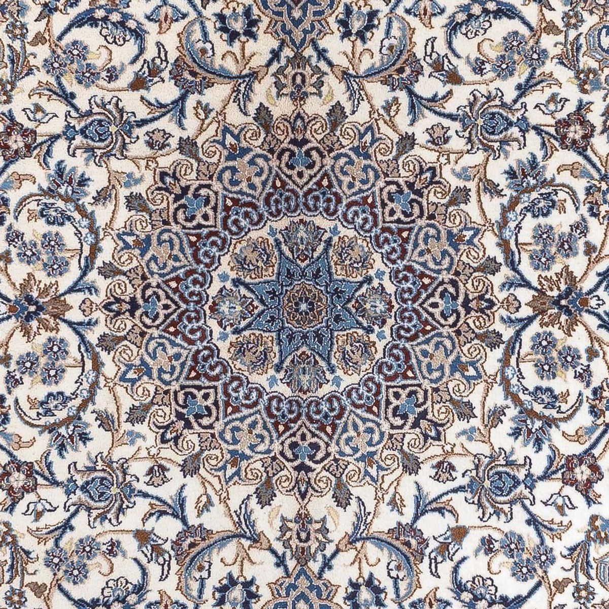 Dywan perski - Nain - 296 x 196 cm - kremowy