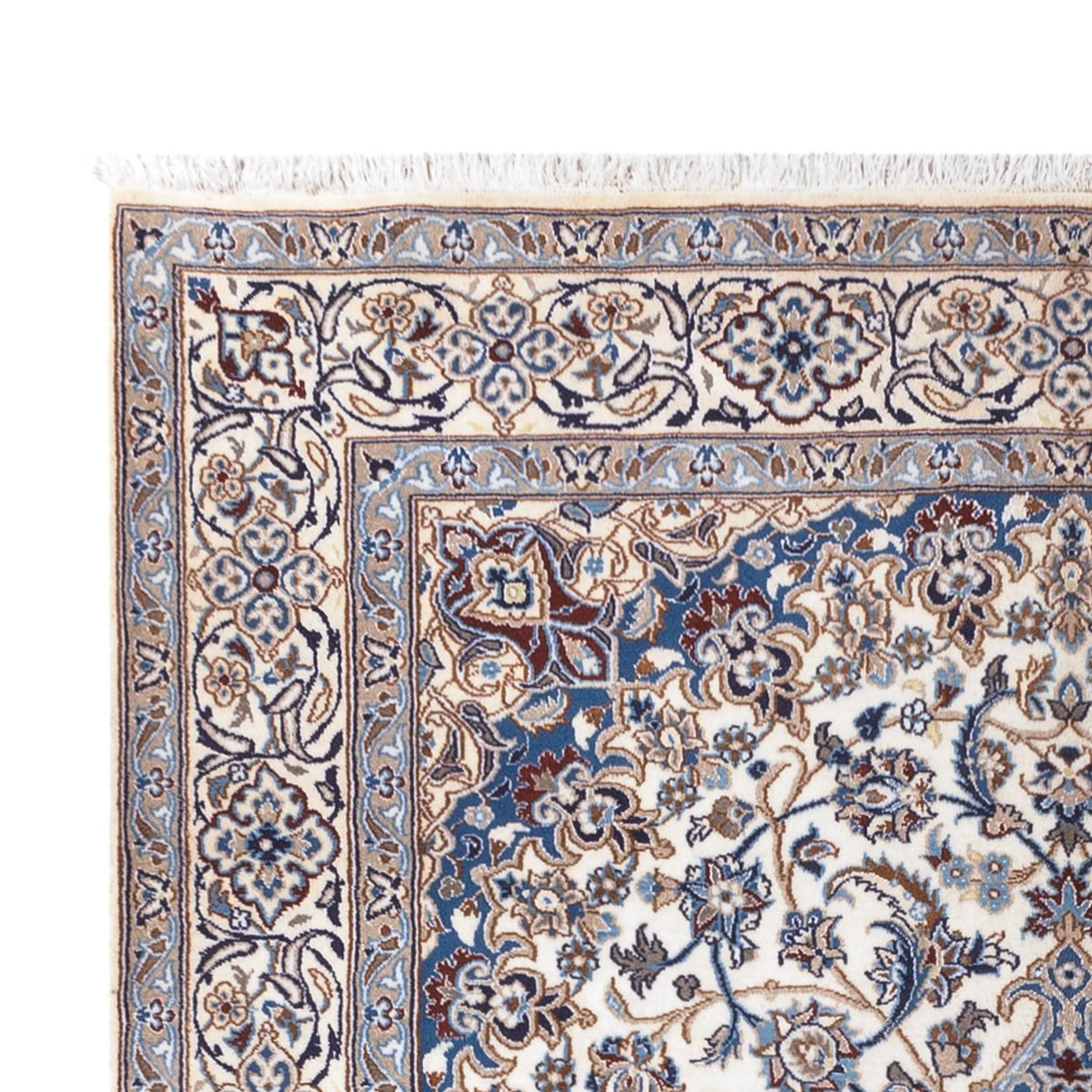 Dywan perski - Nain - 296 x 196 cm - kremowy