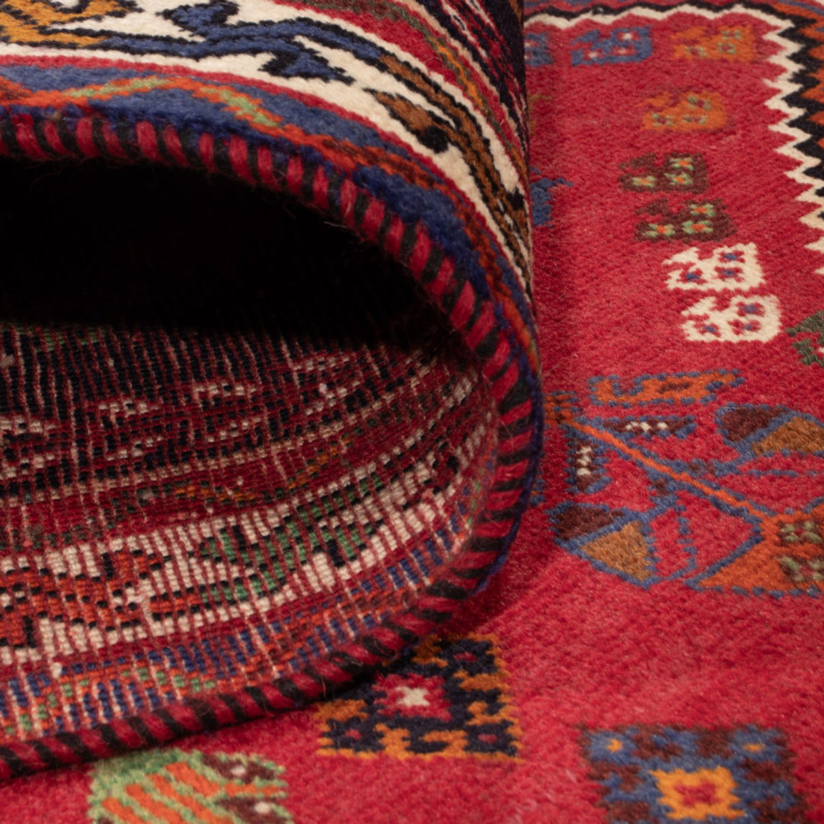 Perski dywan - Nomadyczny - 294 x 190 cm - czerwony