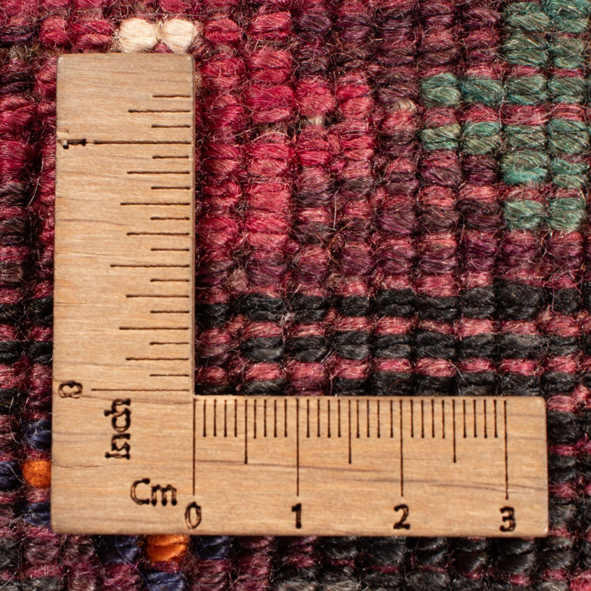 Perski dywan - Nomadyczny - 254 x 180 cm - ciemna czerwień