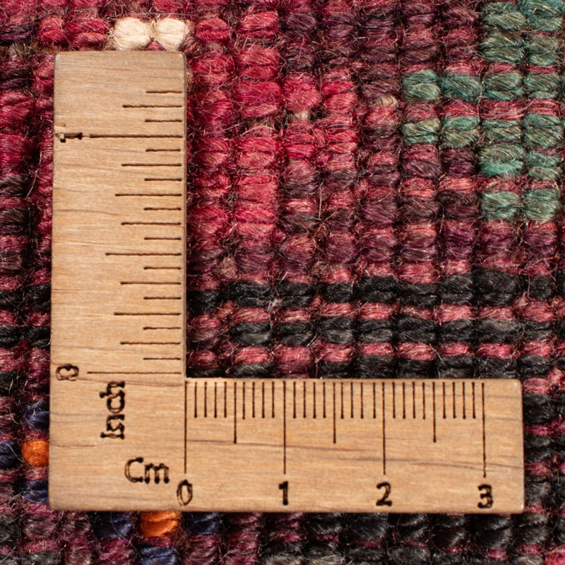 Perski dywan - Nomadyczny - 254 x 180 cm - ciemna czerwień