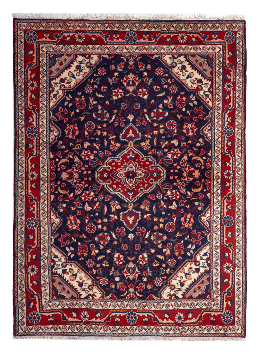 Perski dywan - Nomadyczny - 165 x 115 cm - ciemnoniebieski