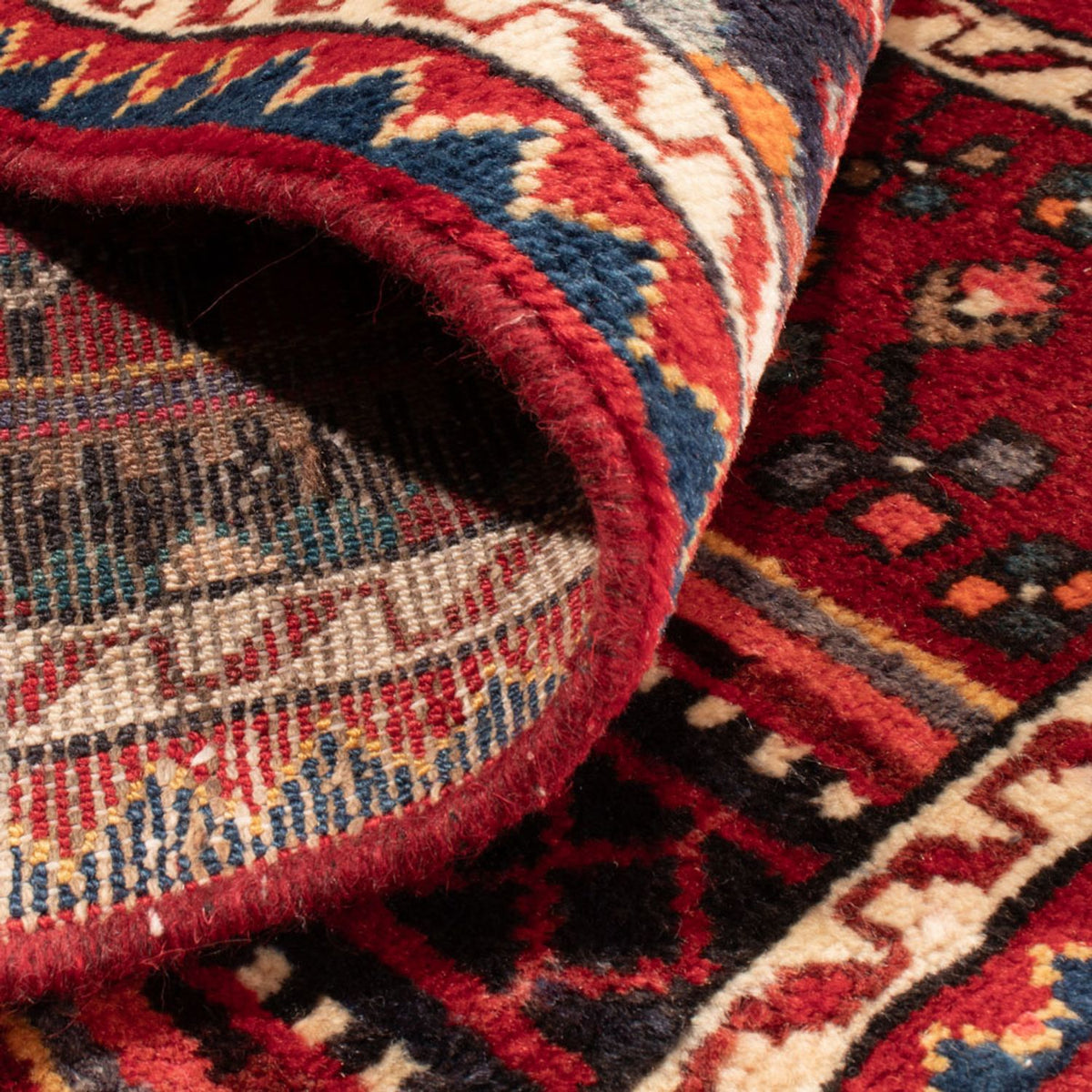 Perski dywan - Nomadyczny - 98 x 57 cm - wielokolorowy