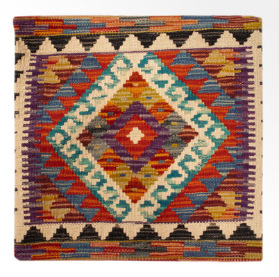 Kissen - Kelim befüllbar quadratisch  - 50 x 50 cm - mehrfarbig