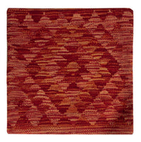 Poduszka - Hipopotam kwadratowy  - 50 x 50 cm - terakota