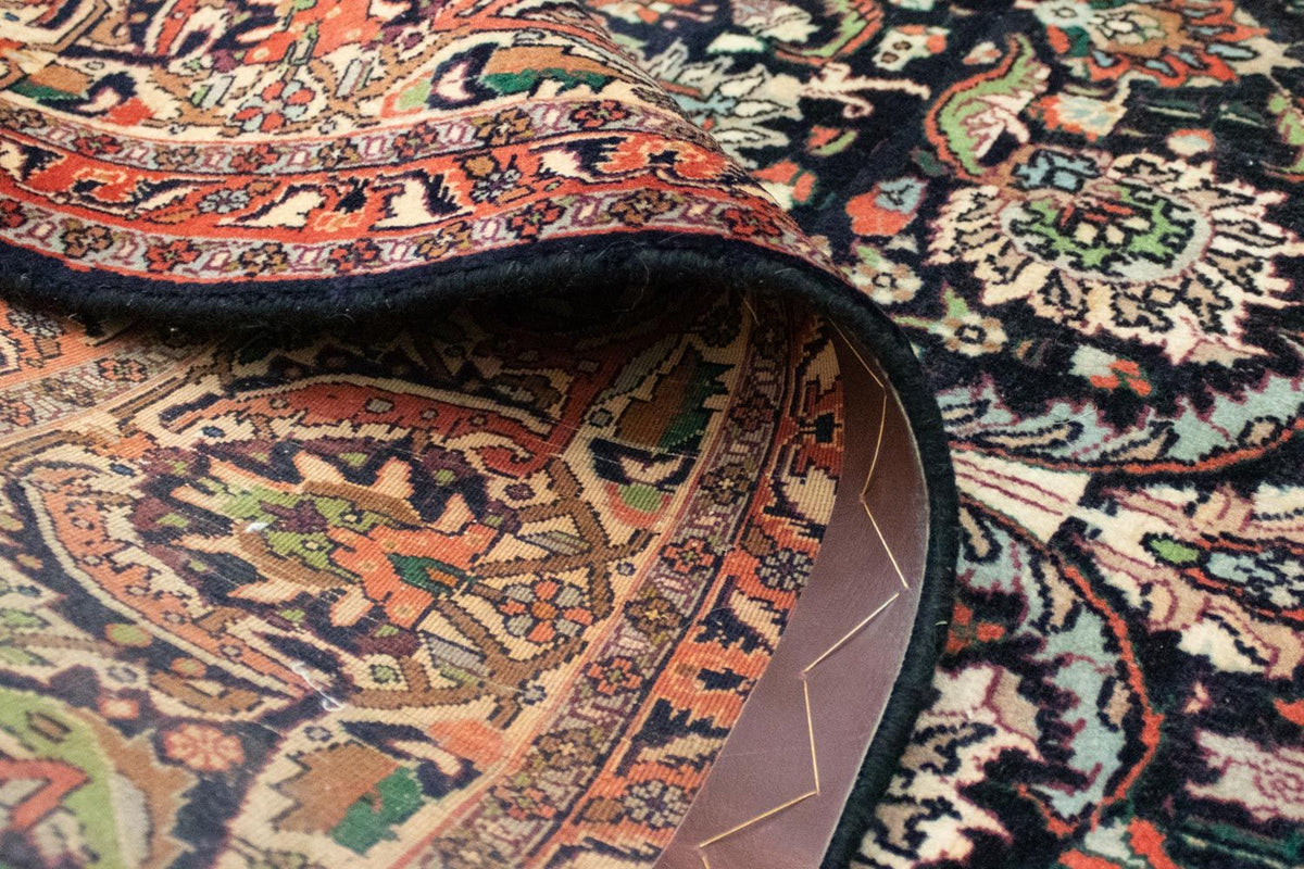 Dywan perski - Bijar kwadratowy  - 197 x 187 cm - niebieski