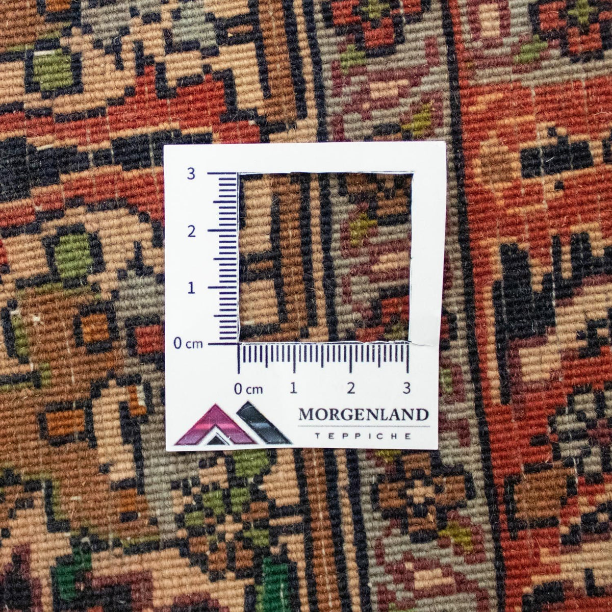 Dywan perski - Bijar kwadratowy  - 197 x 187 cm - niebieski