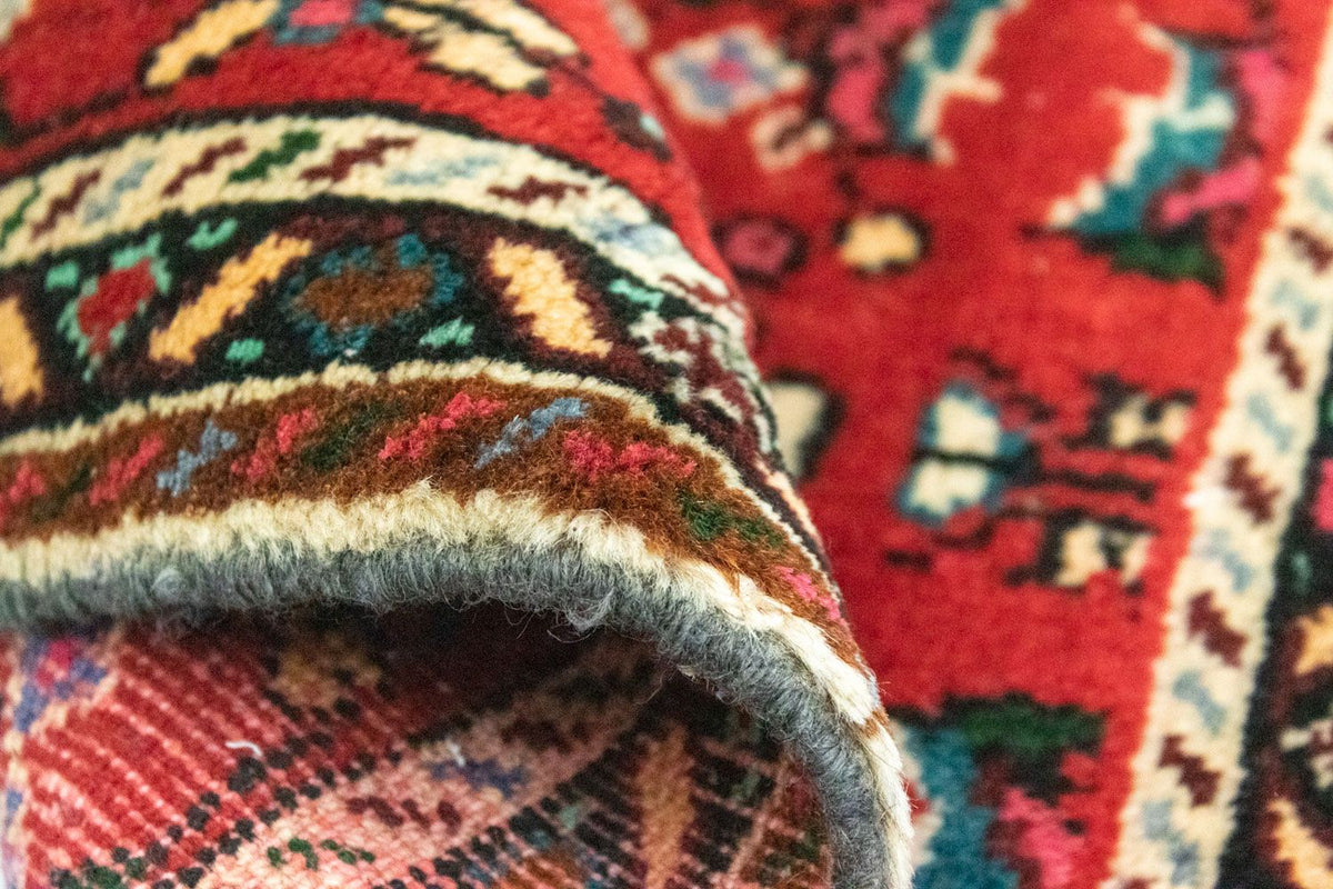 Perski dywan - Nomadyczny - 70 x 50 cm - czerwony