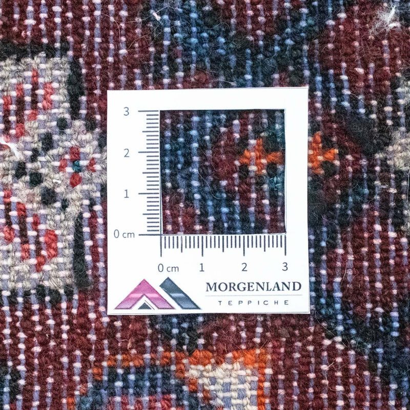 Perski dywan - Nomadyczny kwadratowy  - 60 x 55 cm - brązowy