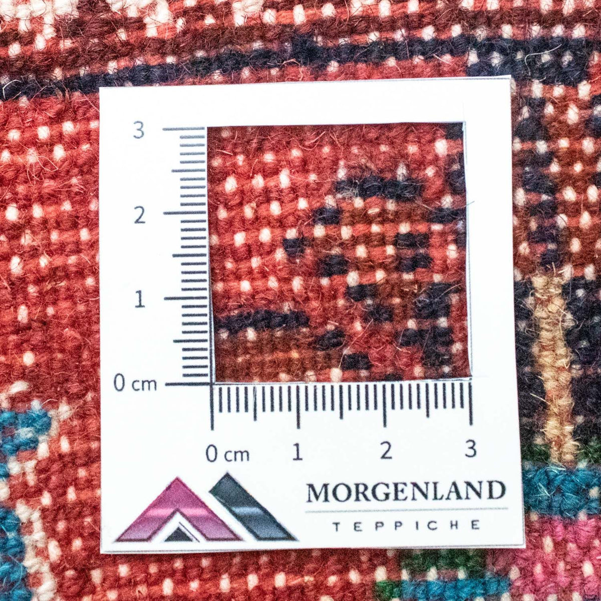 Perski dywan - Nomadyczny - 60 x 55 cm - czerwony