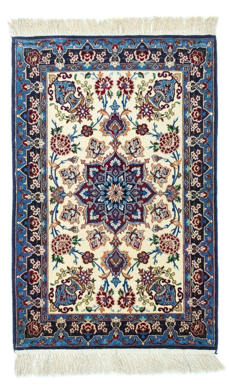 Dywan perski - Isfahan - Premium - 105 x 71 cm - niebieski