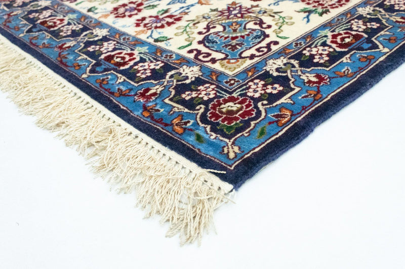 Dywan perski - Isfahan - Premium - 105 x 71 cm - niebieski