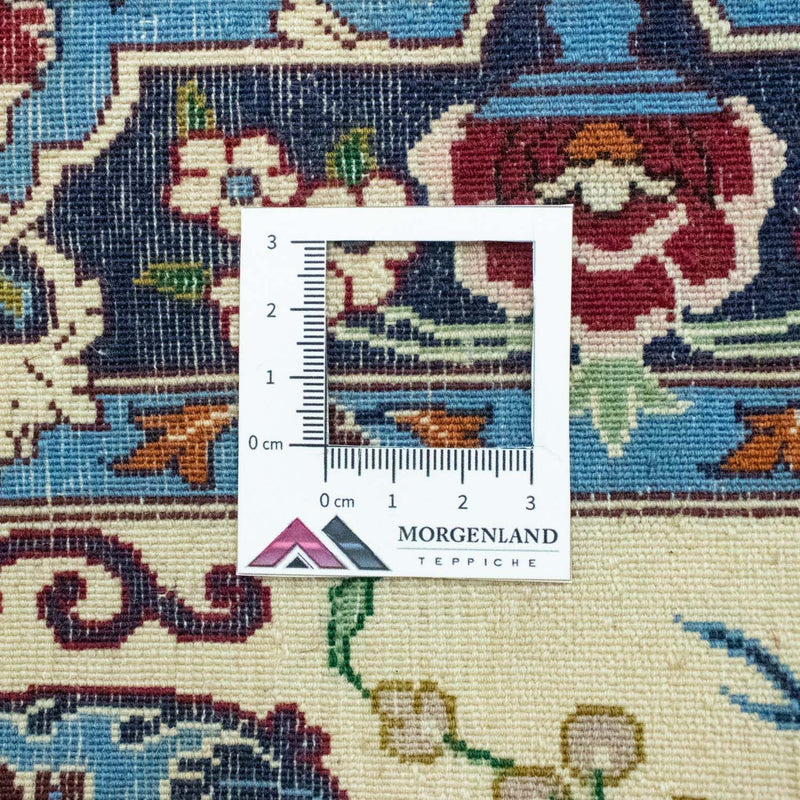 Dywan perski - Isfahan - Premium - 105 x 71 cm - niebieski