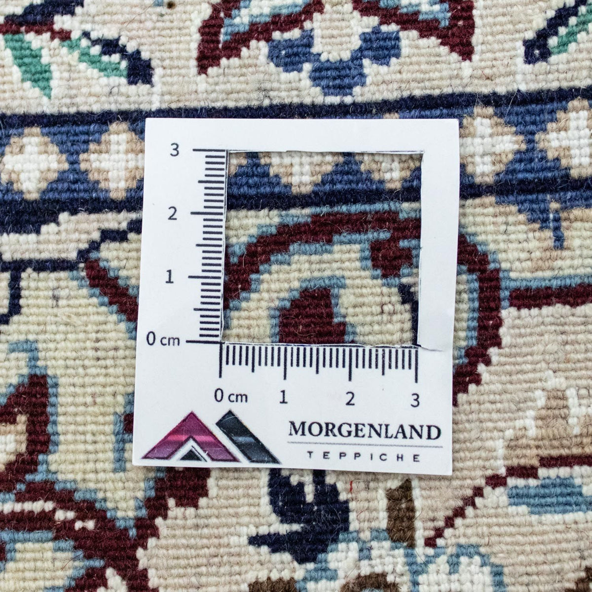 Dywan perski - Nain - 135 x 89 cm - niebieski