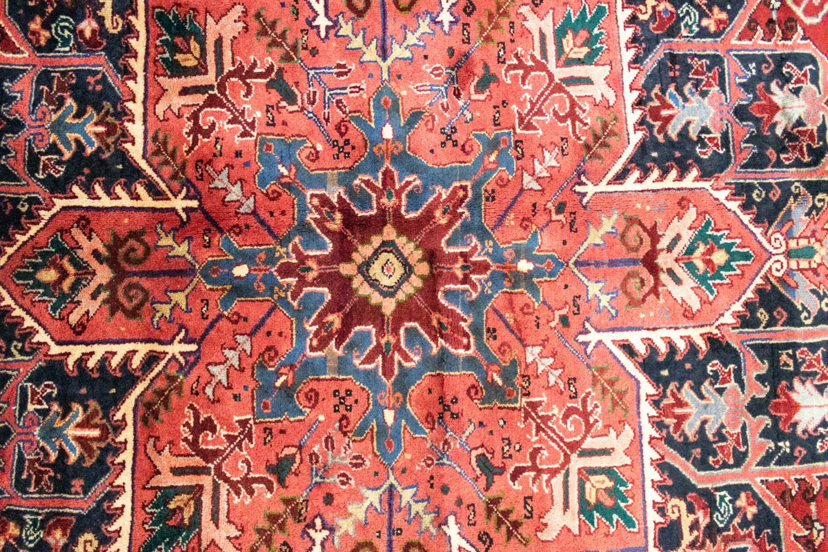 Perski dywan - Nomadyczny - 390 x 305 cm - czerwony