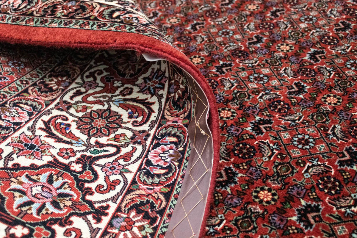 Dywan perski - Bijar - 301 x 256 cm - brązowy