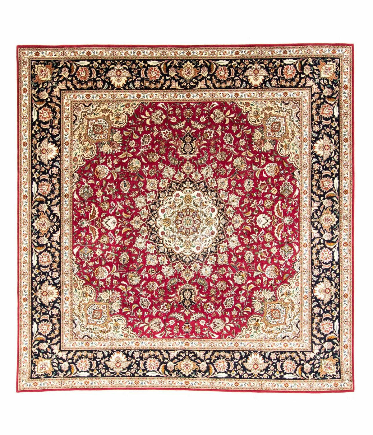 Dywan perski - Tabriz - Premium - 264 x 249 cm - czerwony