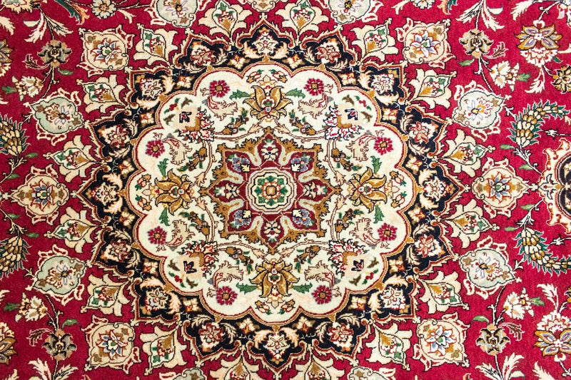 Dywan perski - Tabriz - Premium - 264 x 249 cm - czerwony