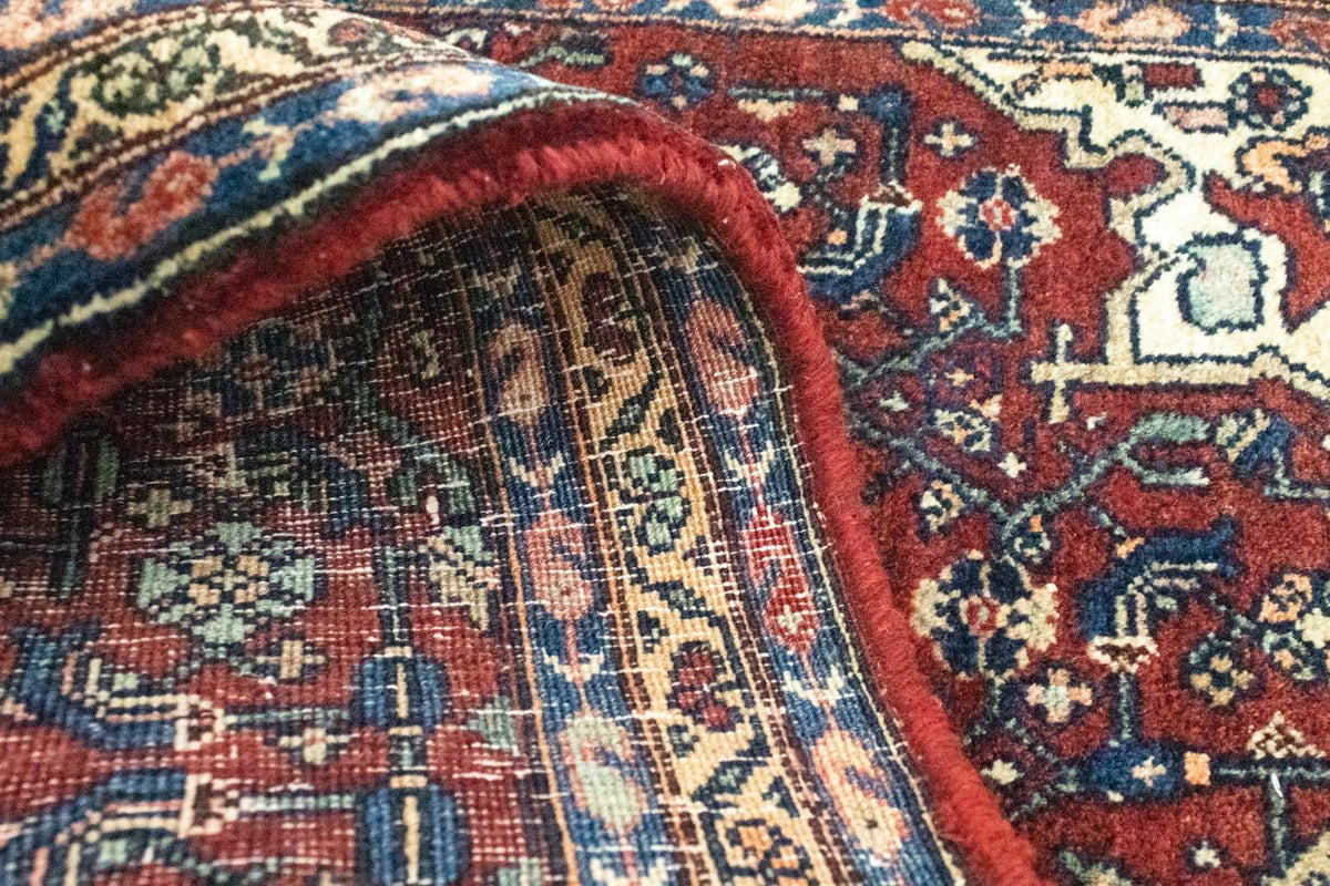 Dywan perski - Bijar - 101 x 68 cm - czerwony