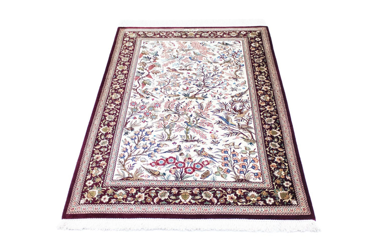 Jedwabny dywan - Ghom Silk - Premium - 123 x 80 cm - beżowy