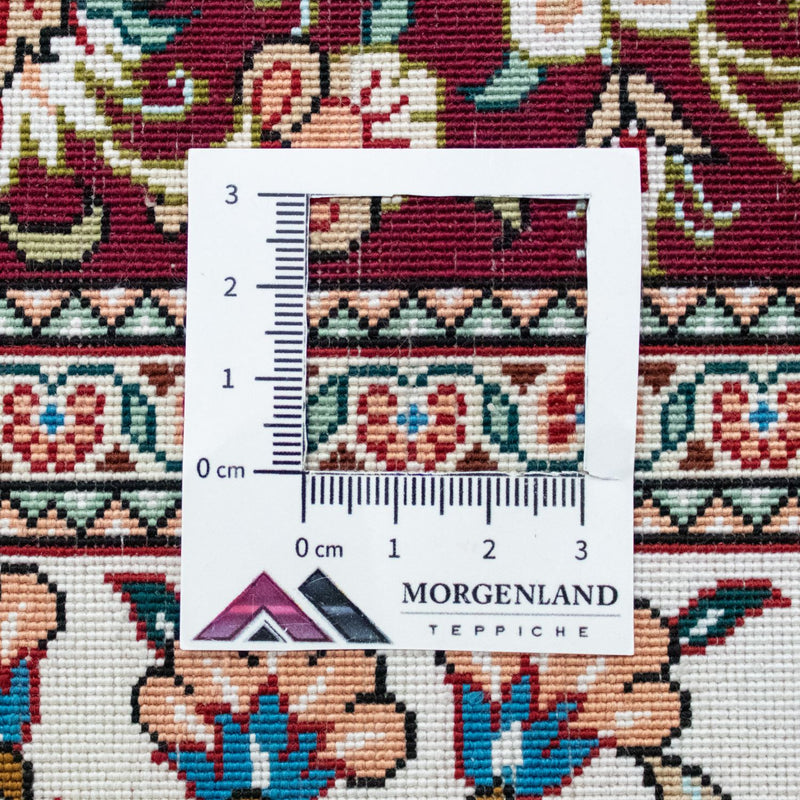 Jedwabny dywan - Ghom Silk - Premium - 123 x 80 cm - beżowy