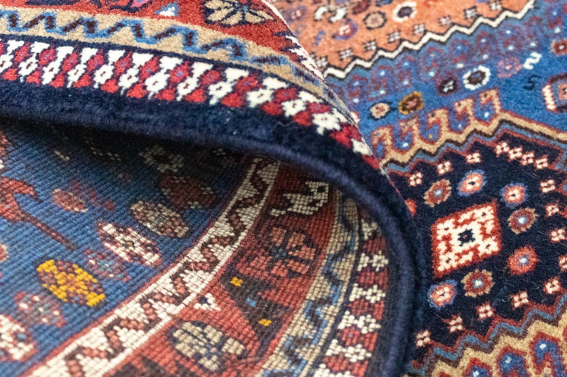 Perski dywan - Nomadyczny - 130 x 80 cm - niebieski