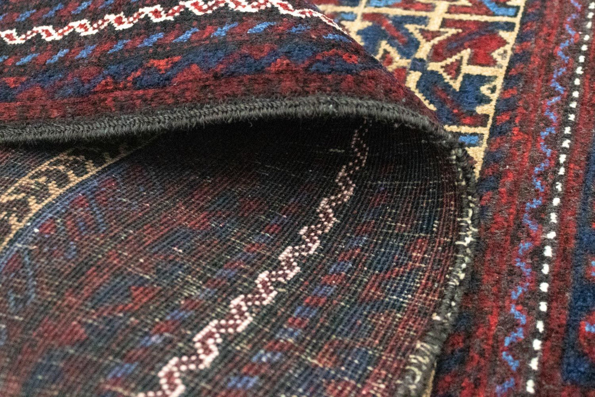 Dywan beludżycki - 164 x 82 cm - niebieski