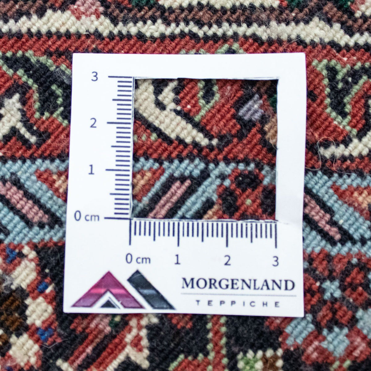 Dywan perski - Bijar okrągły  - 155 x 155 cm - niebieski