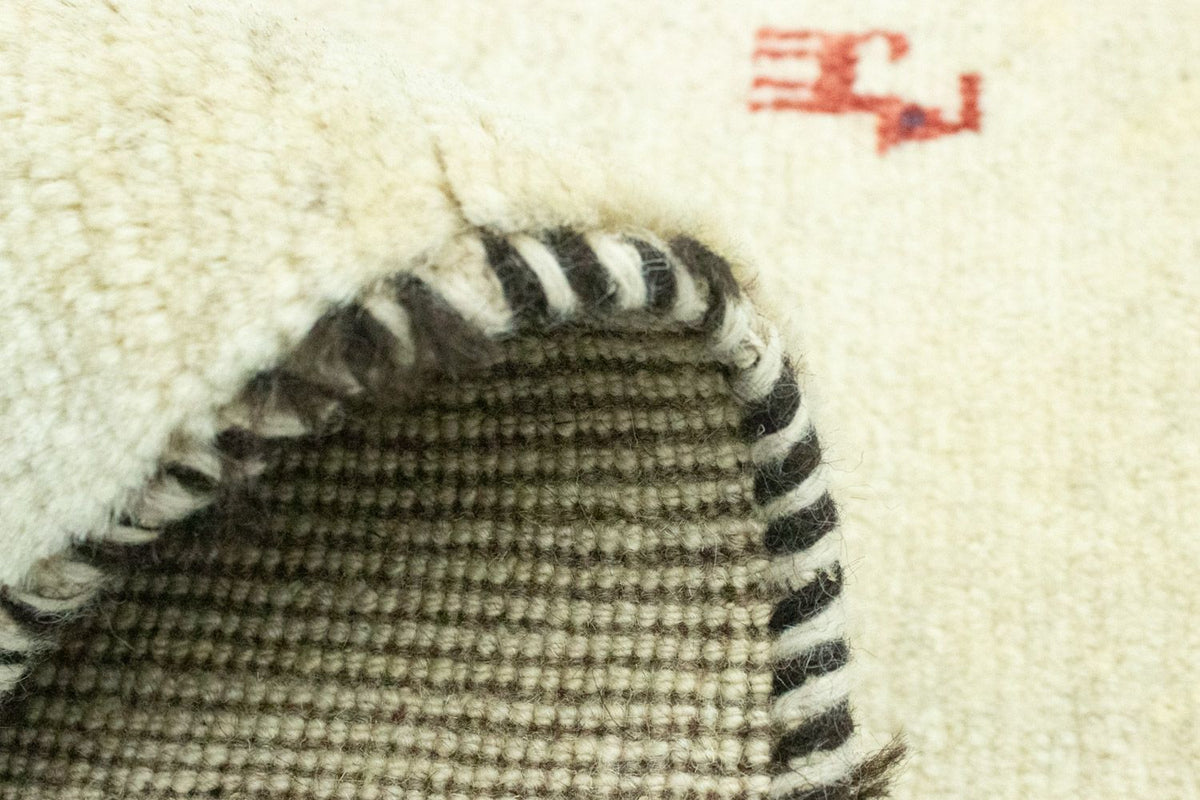 Dywan Gabbeh - perski - 91 x 57 cm - wielokolorowy