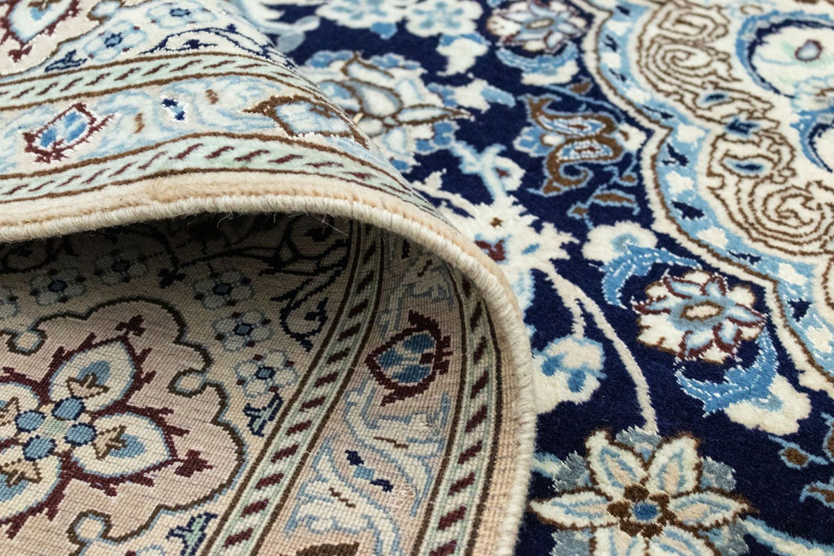 Dywan perski - Nain - Królewski - 360 x 255 cm - ciemnoniebieski