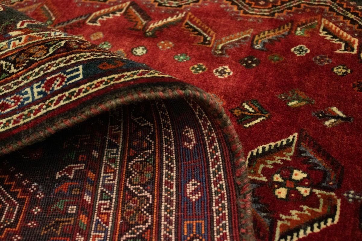 Perski dywan - Nomadyczny - 168 x 120 cm - czerwony