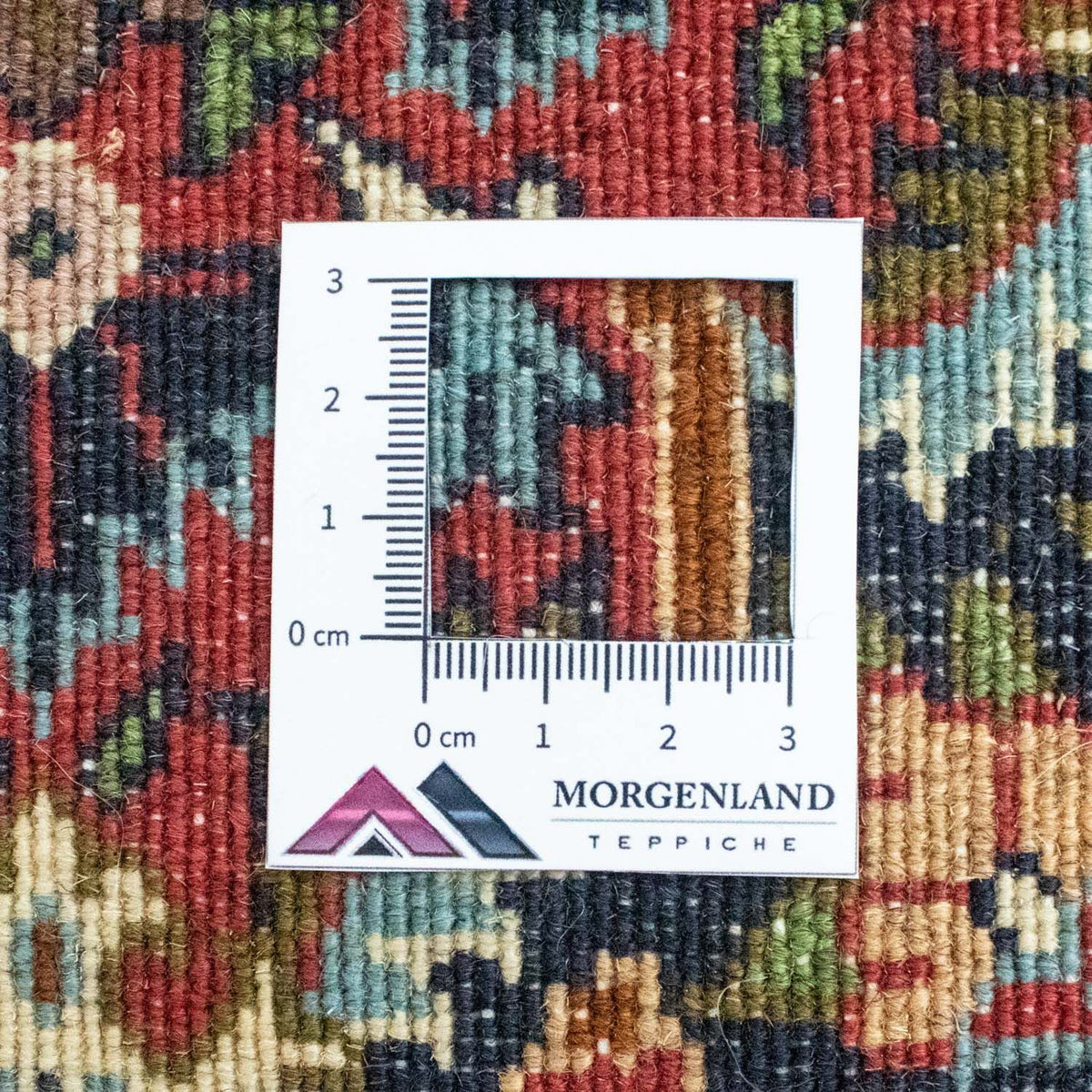 Dywan perski - Bijar - 62 x 43 cm - niebieski