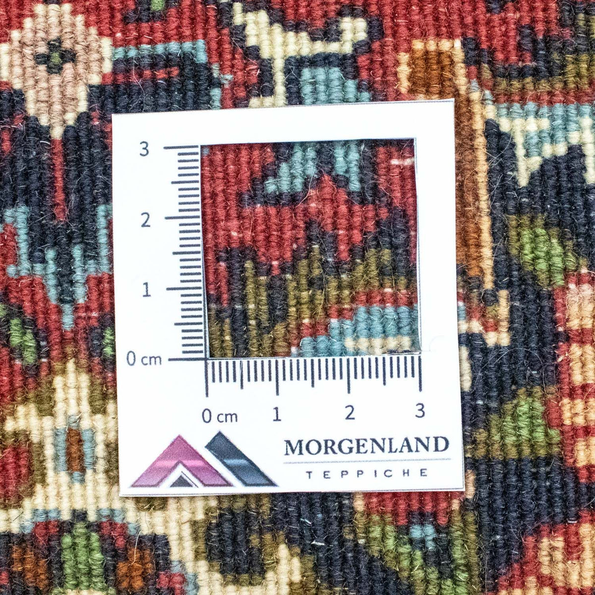 Dywan perski - Bijar - 62 x 45 cm - niebieski