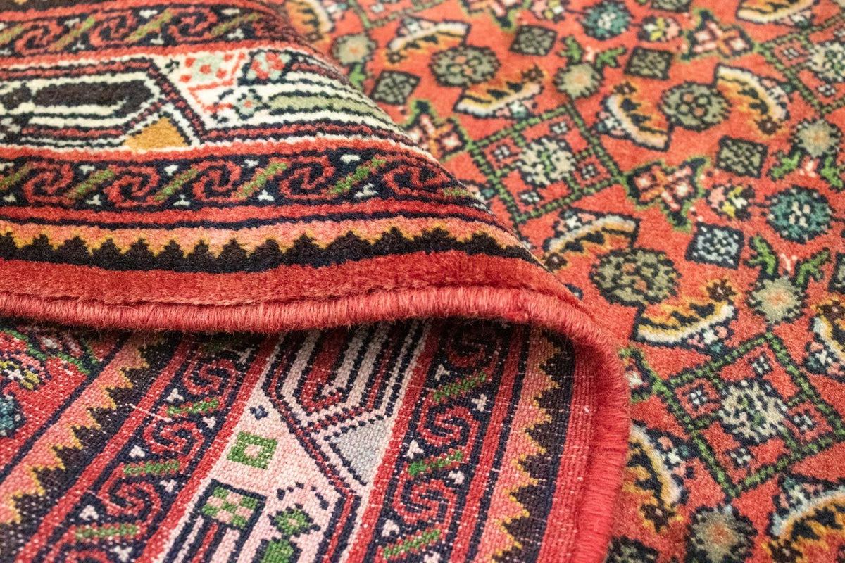 Perski dywan - Nomadyczny - 140 x 106 cm - pomarańczowy